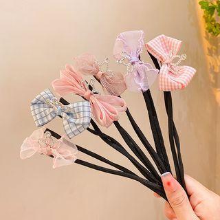 Embellished Bow Hair Stick