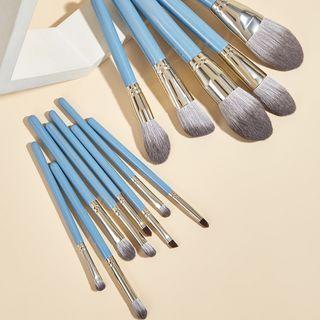 Set Of 12: Makeup Brush 12 - Blue - One Size