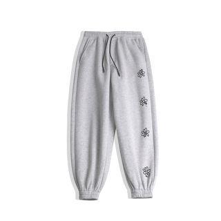 Flower Print Jogger Pants