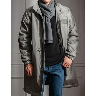Sherpa-fleece Lined Oversized Safari Coat
