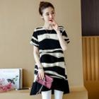 Short-sleeve Pattern Tunic