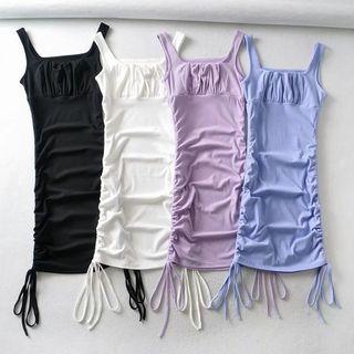 Drawstring Sheath Dress