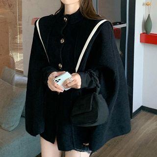 Button-up Cape Black - One Size