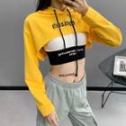 Cropped Hooded T-shirt