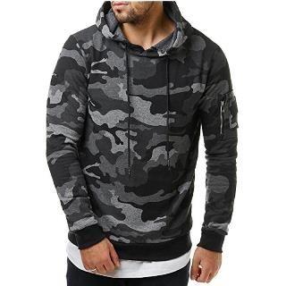 Camouflage Hooded Sweatshirt