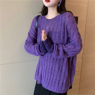 Knit Top / A-line Midi Skirt