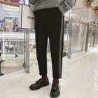 Woolen Panel Tapered Pants