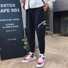 Cropped Pocket-detail Jogger Pants