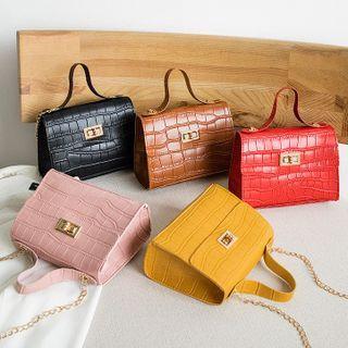 Alligator Print Crossbody Bag