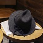 Bow-accent Woolen Hat