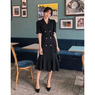 Dali Hotel Double-button Mermaid Dress