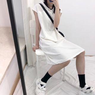 Hooded Midi Tank Dress