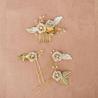Floral Earring / Headpiece / Set