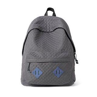 Applique Cotton Canvas Backpack