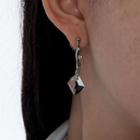 Irregular Faux Crystal Alloy Dangle Earring 1 Pair - Silver Needle - Silver - One Size