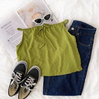 Plain Camisole Top Green - One Size