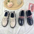 Bow Lace-up Shoes