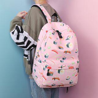 Sushi Print Backpack