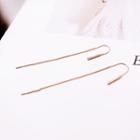 925 Sterling Silver Threader Earring 1 Pair - As Shown In Figure - One Size