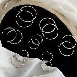 Alloy Hoop / Open Hoop Earring