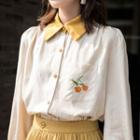 Cherry Embroidery Shirt