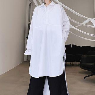 Tie-side High-low Shirt