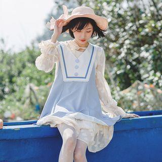 Sleeveless V-neck Minidress