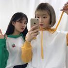 Two-tone Embroidery Hoodie (3 Designs)