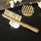 Wooden Hair Comb 1297 - Hair Comb - Khaki - 21cm X 4.5cm