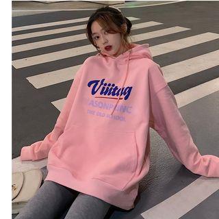 Padded Jacket / Lettering Hoodie