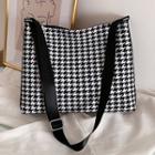 Houndstooth Zip Crossbody Bag Houndstooth - One Size