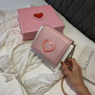 Heart-detailed Crossbody Bag
