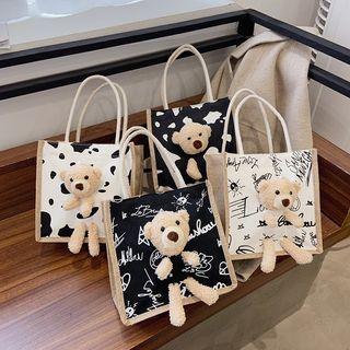 Bear Print Handbag