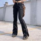 Low Waist Straight-fit Pants