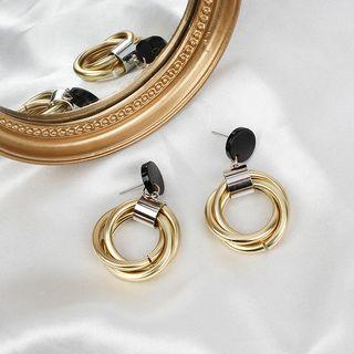 Metallic Hoop Earring