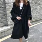 Open Front Trench Coat With Belt