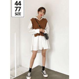 Drop-shoulder Oversized Shirtdress