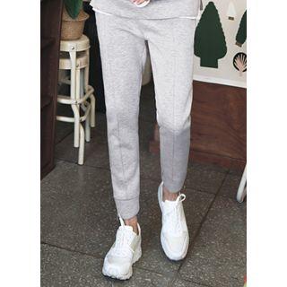 Zip-side Neoprene Sweatpants