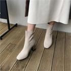 Chunky-heel Knit Booties
