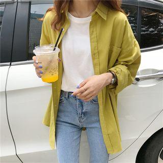 Plain Shirt Yellow - One Size