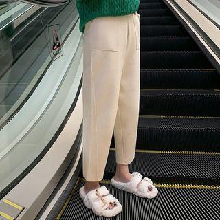 Family Matching Straight-cut Knit Pants