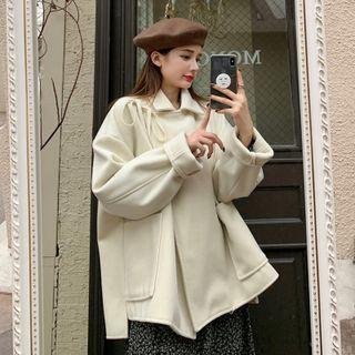 Plain Tie-strap Jacket