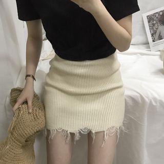 Rip Knit Skirt