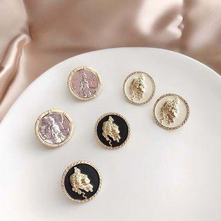 Embossed Alloy Earring