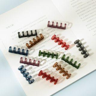 Set Of 6: Plastic Binder Ring