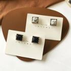 Square Resin Alloy Earring