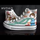 Missing You High-top Canvas Sneakers
