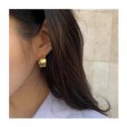 Wide Hoop Earrings Gold - One Size