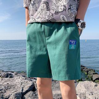 Embroidered Beach Shorts