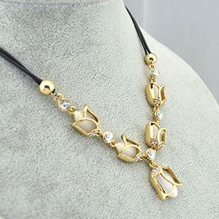 Jeweled Tulip Necklace